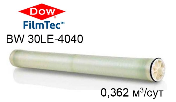 Мембрана для обратного осмоса Filtec BW 30LE-4040